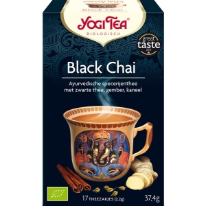 Pakitee Black Chai Yogi Tea, 17 tk pakis