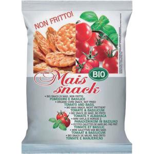 Maisisnäkk tomati basiiliku Bio Alimenti, 50 g