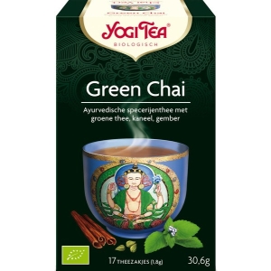 Pakitee Green Chai Yogi Tea, 17 tk pakis