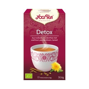 Puhastav Detox tee Yogi Tea, 17 tk pakis