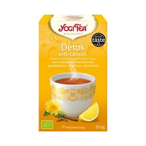 Puhastav Detox pakitee sidruniga Yogi Tea, 17 tk pakis