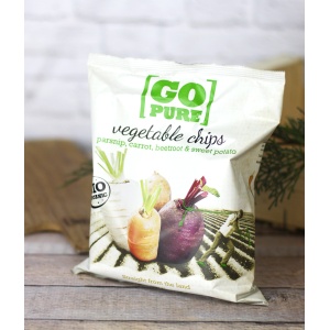 Juurvilja kartulikrõpsud Go Pure, 90 g