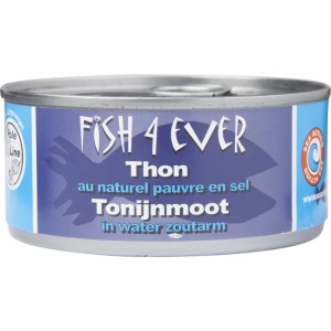 Tuunikalatükid vees Fish 4 Ever, 160 g