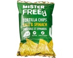 Tortillakrõpsud spinati-kale 135g Mister Free'd