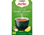 Roheline tee ingveri-sidruni Yogi Tea, 17 tk pakis