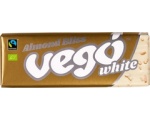Šokolaad valge mandlitega 50g Vego