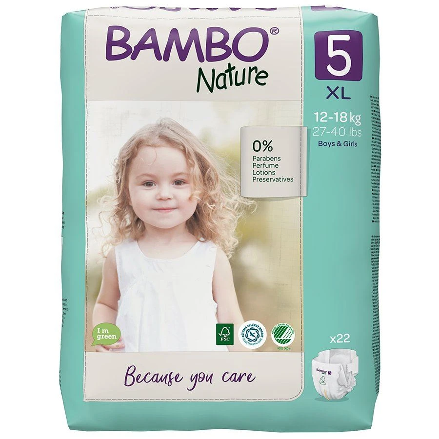 Mähkmed 5 12-18kg 22tk Bambo